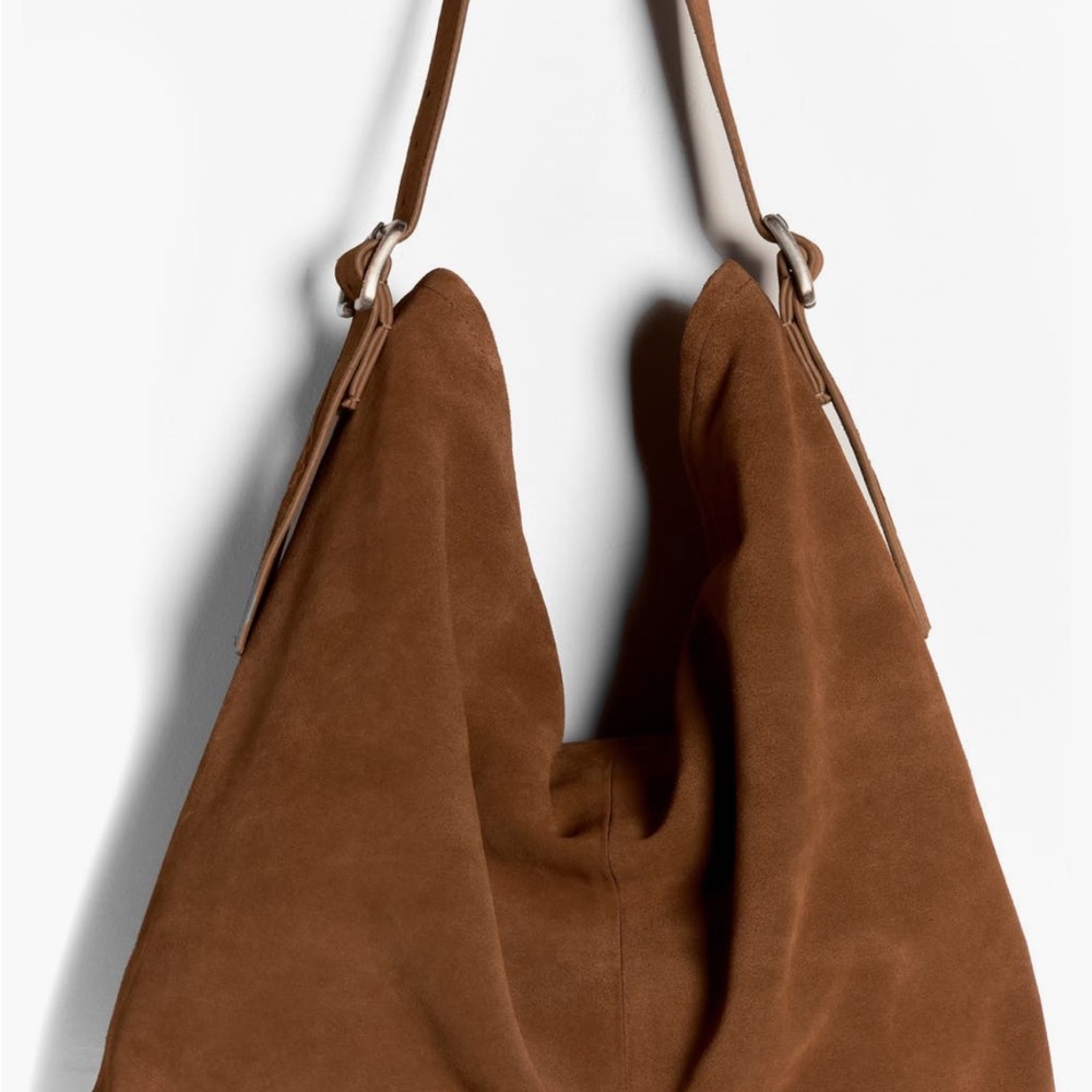 Free people Honor Tan Suede Tote Bag brand new never used